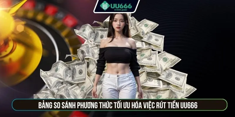 Bảng so sánh phương thức tối ưu hóa việc Rút tiền UU666.